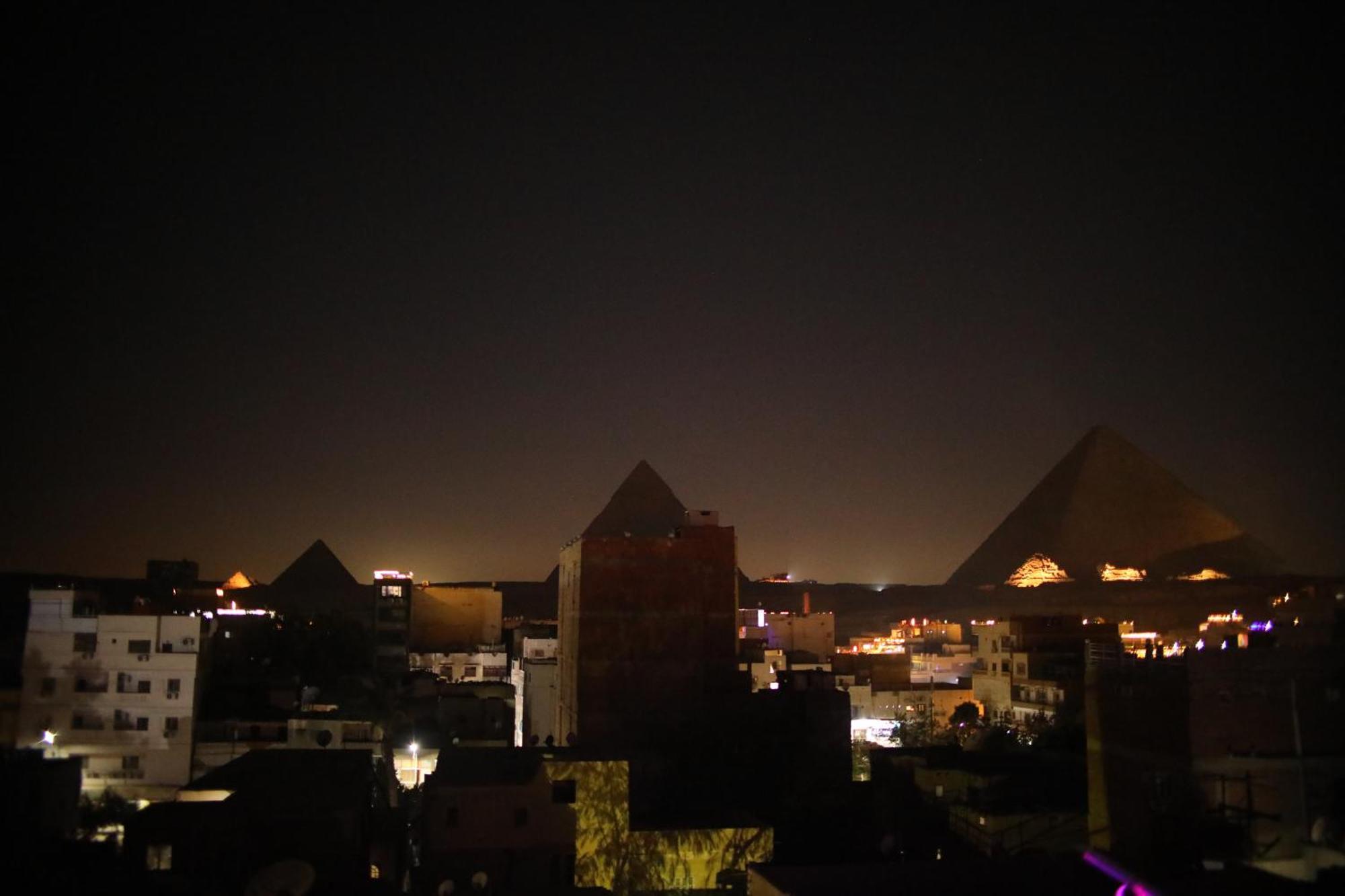Pyramids Temple Guest House Kafret el-Gabal Eksteriør billede
