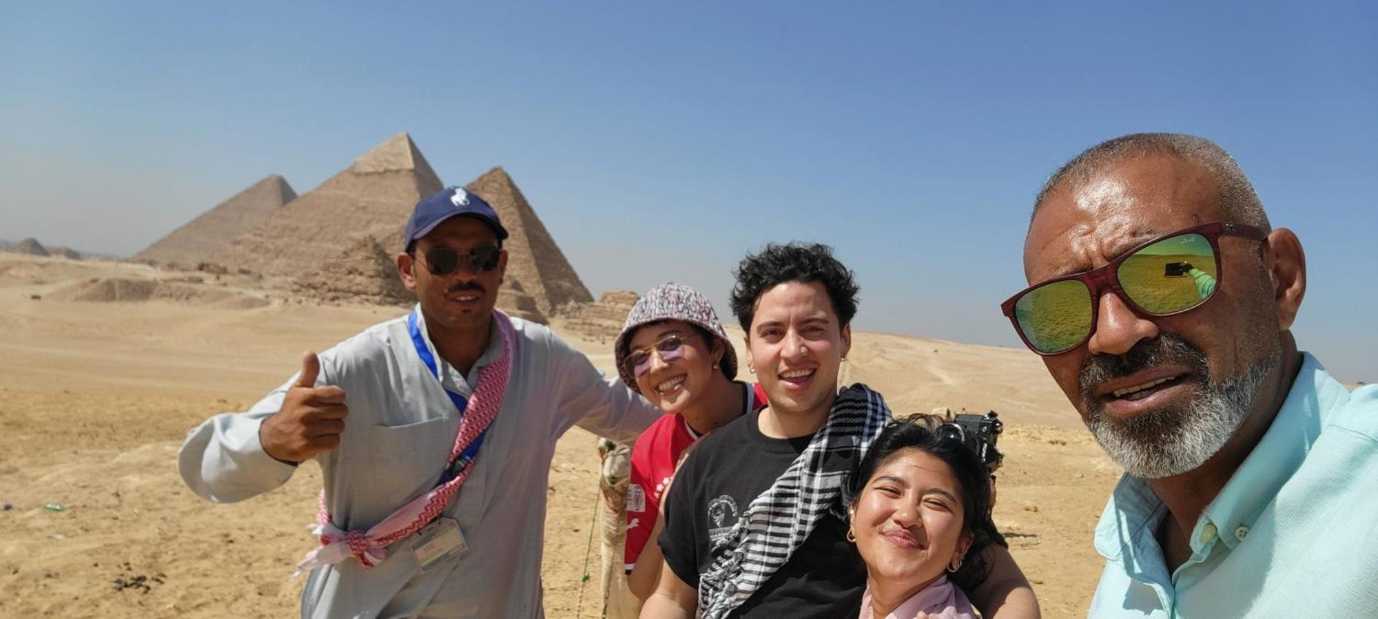Pyramids Temple Guest House Kafret el-Gabal Eksteriør billede