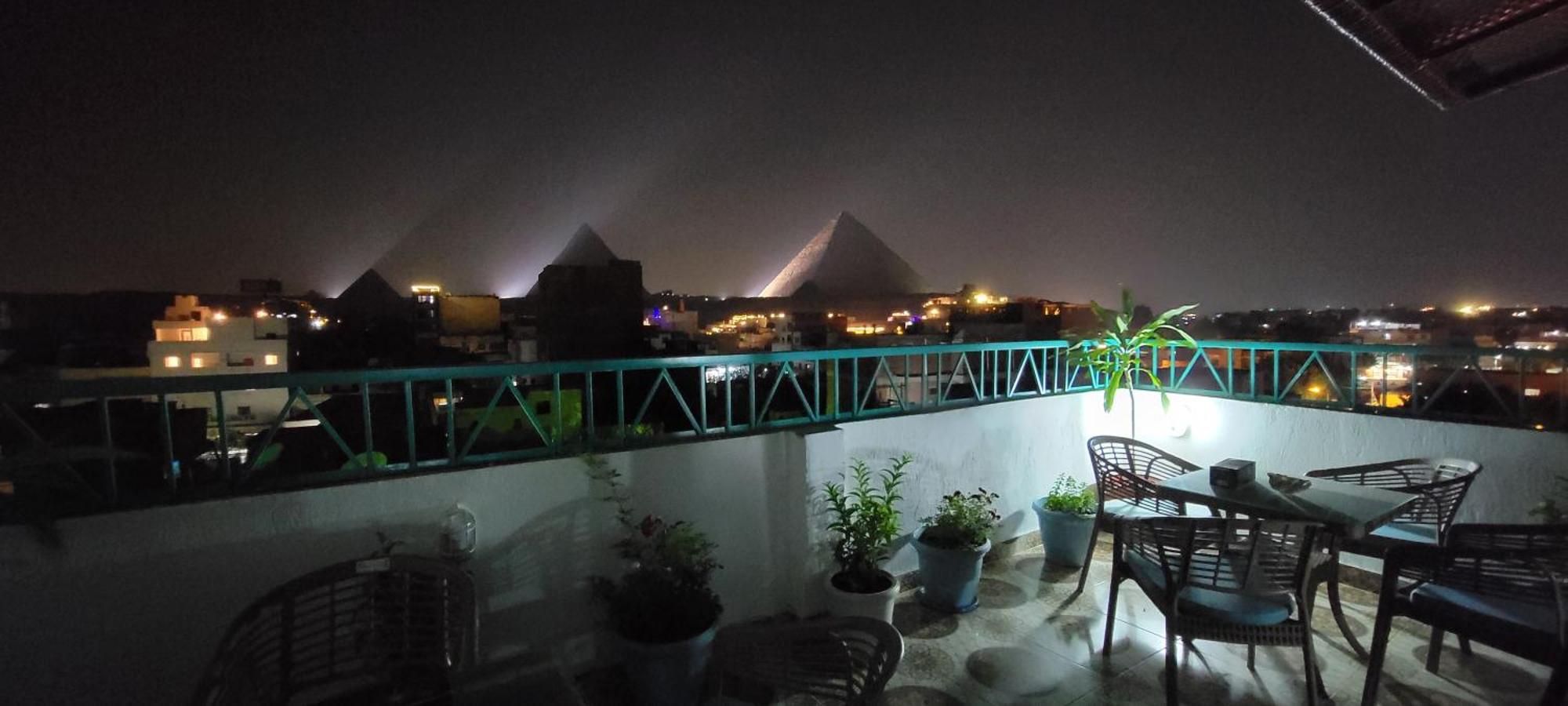 Pyramids Temple Guest House Kafret el-Gabal Eksteriør billede