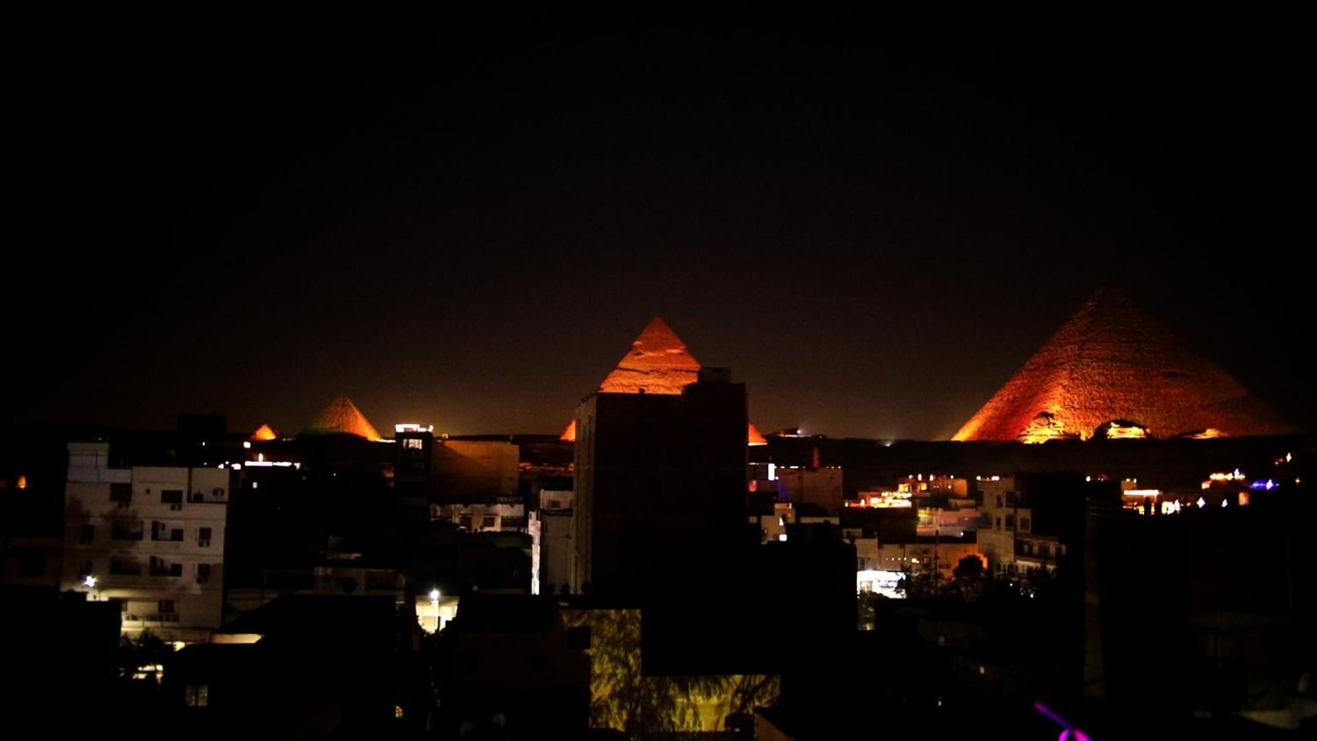 Pyramids Temple Guest House Kafret el-Gabal Eksteriør billede